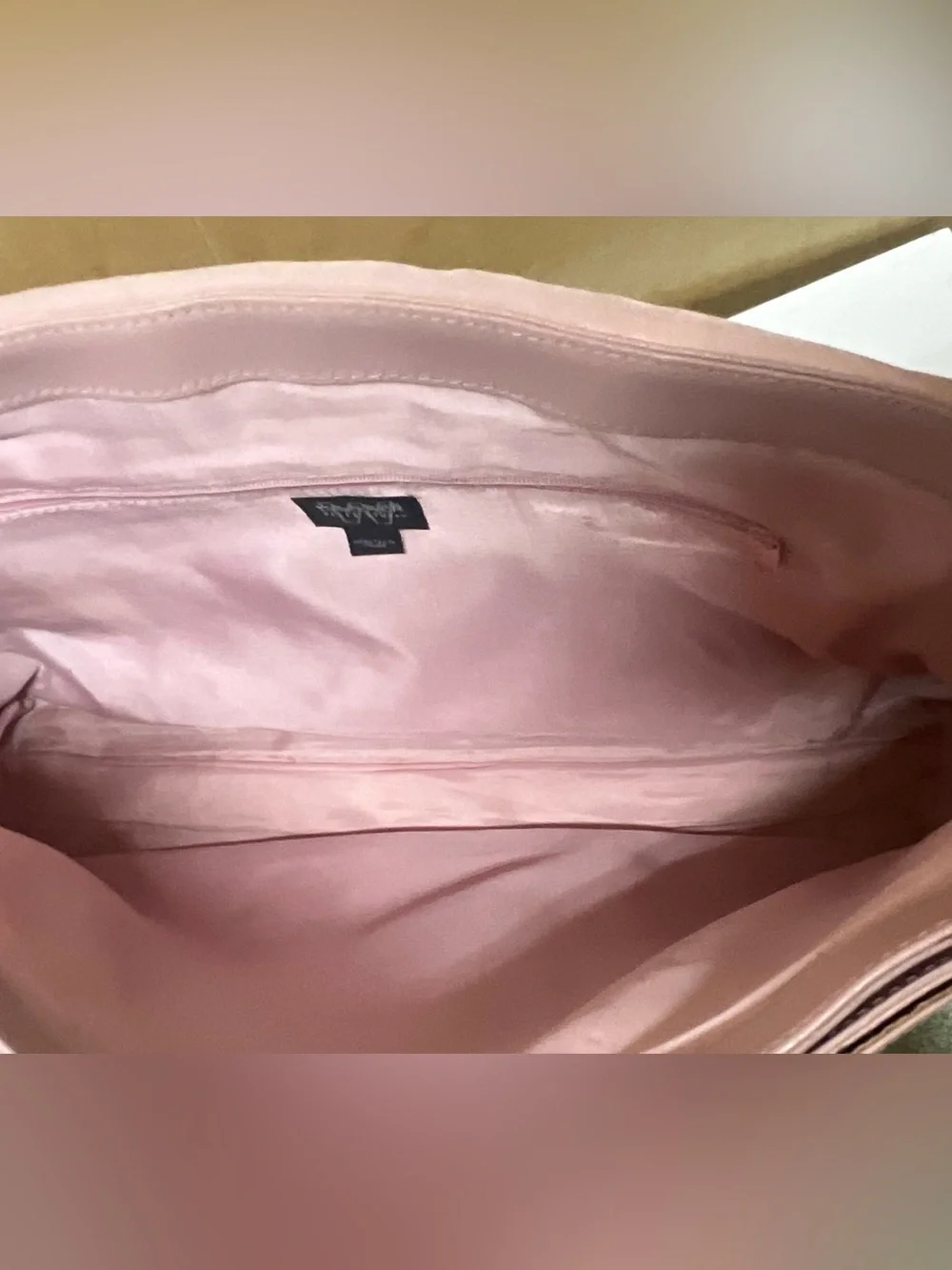 Wilsons Leather Pink Carrying Briefcase Messenger Laptop School Bag VINTAGE Y2K